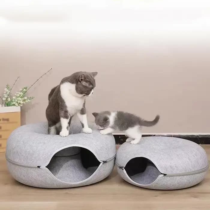 Nouveau tunnel interactif rond pour chat
