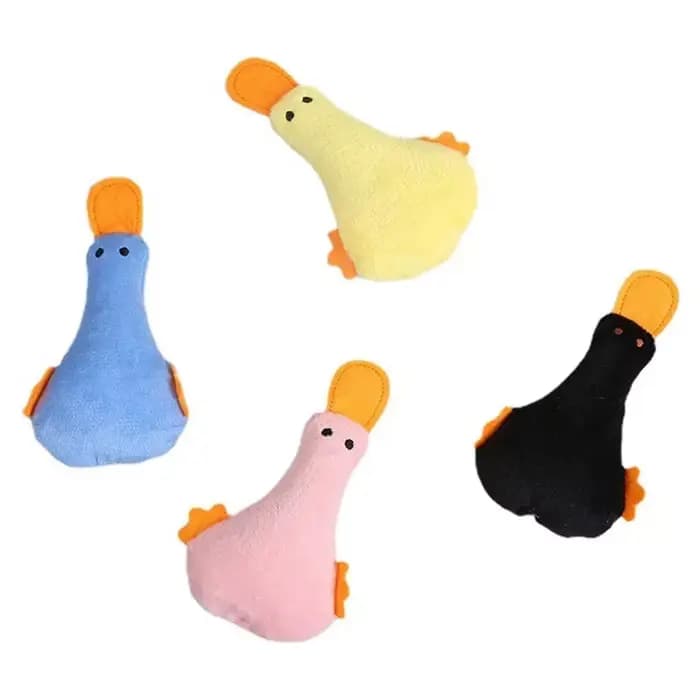Jouets chat mignon drôle interactif en peluche canard