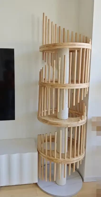 Condo pour chat multi-niveaux de luxe