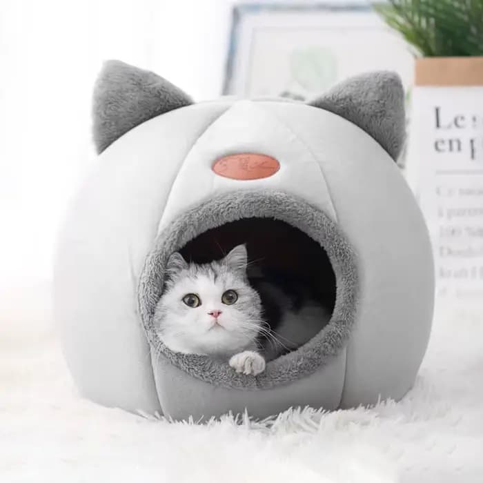 Nouveau confort de sommeil profond en hiver lit de chat tapis de glace panier petit chien maison produits animaux tente confortable grotte nid intérieur Cama Gato