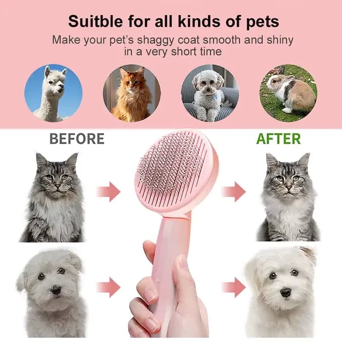 Brosse pour chat, brosse de toilettage pour animaux de compagnie