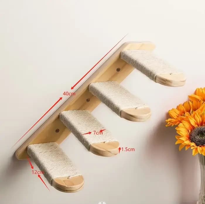 Étagère d'escalade murale réversible pour chat