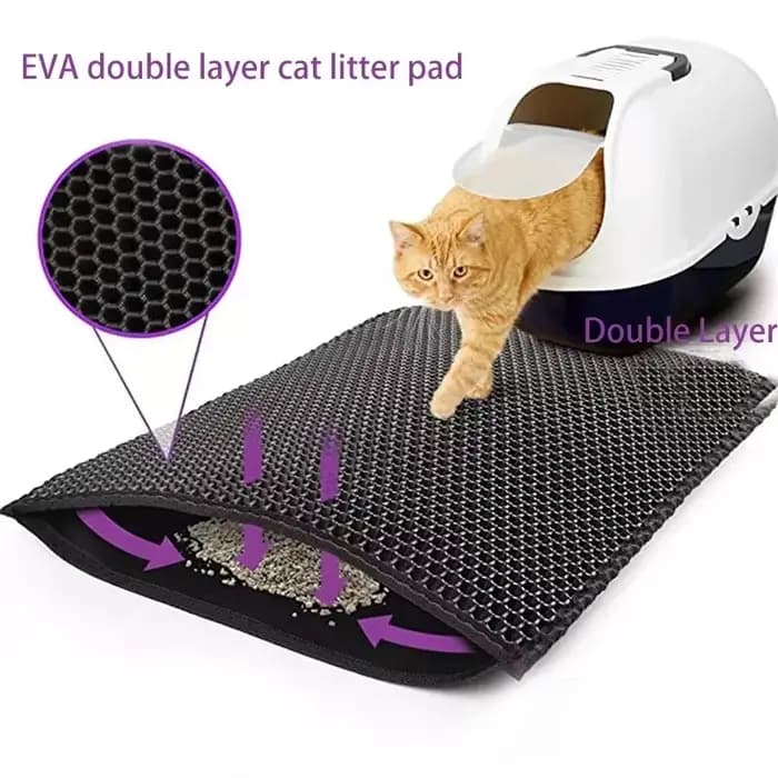 Tapis de litière pour chat avec cadeau