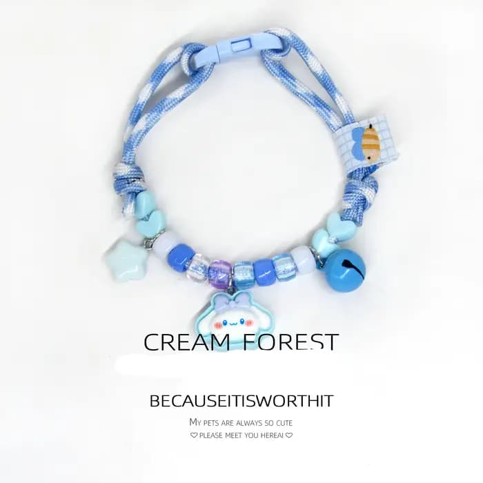 Collier coloré et mignon pour animaux de compagnie