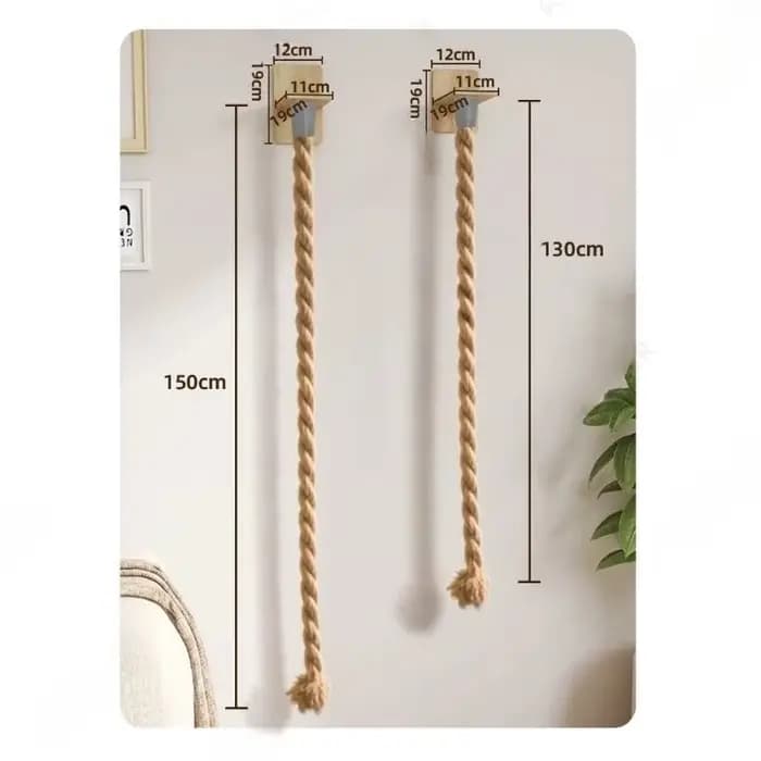 Échelle murale en sisal pour chat