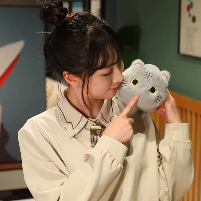 Jouet en peluche chat dessin animé Kawaii 25-50CM