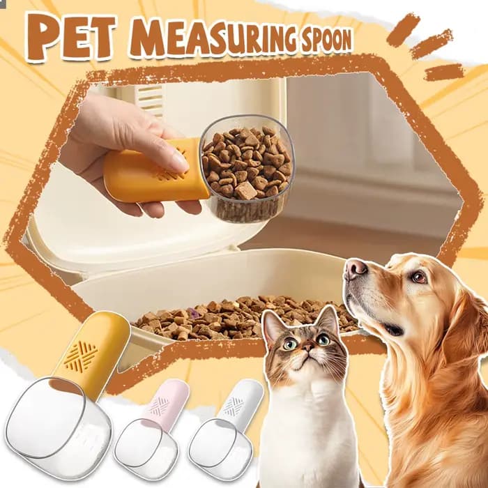 Tasse de nourriture pour animaux de compagnie pour chien chat bol d'alimentation balance de cuisine cuillère à mesurer