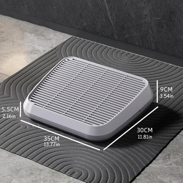 Tapis pour litière de chat anti-éclaboussures et anti-éparpillement, rampe surélevée antidérapante avec filtre pour table et bac à litière