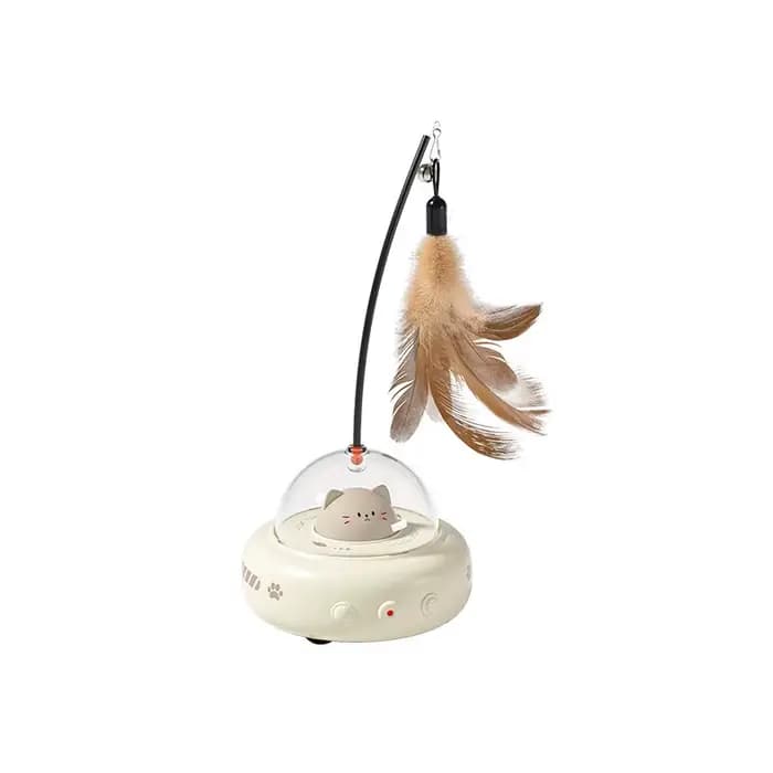 Jouet interactif automatique pour chat UFO 3-en-1