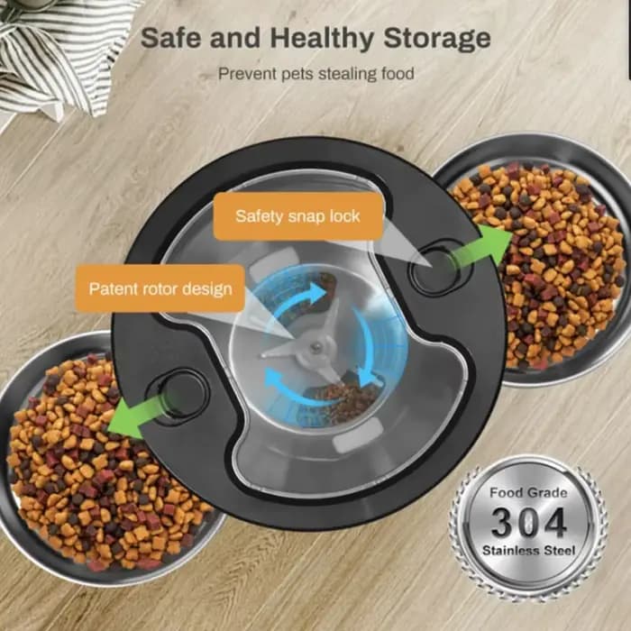 Distributeur de nourriture intelligent pour animaux de compagnie