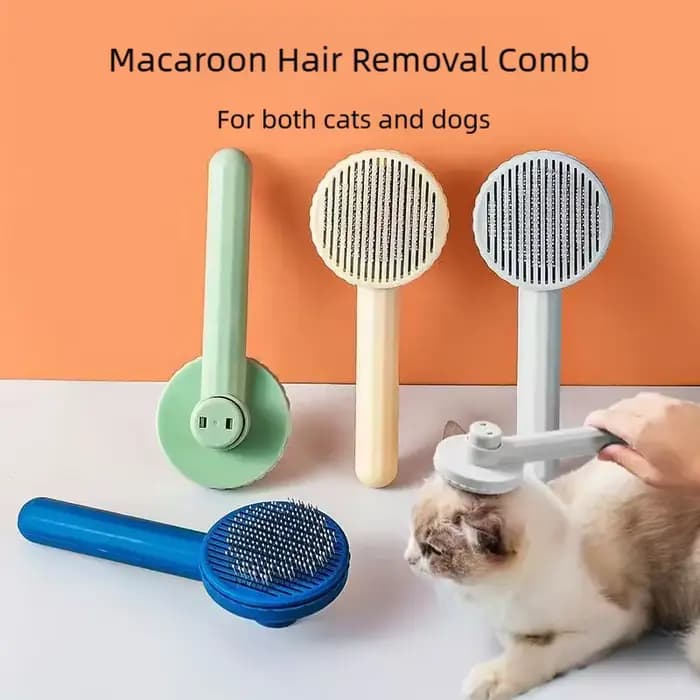 Brosse à poils pour chien, peigne pour chat, toilettage et soin, brosse pour chat en acier inoxydable, peigne pour chiens à poils longs, accessoires de nettoyage pour animaux de compagnie