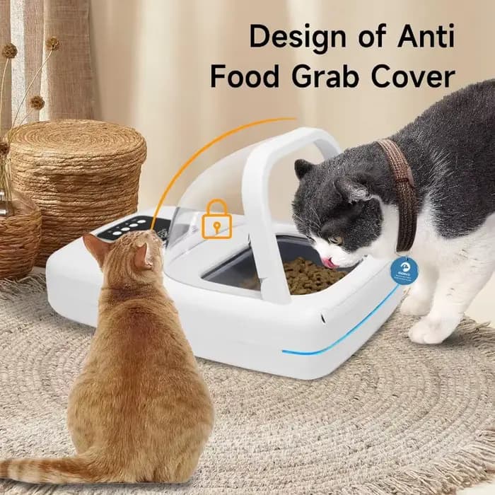 Distributeur automatique de nourriture pour animaux de compagnie avec capteur de collier