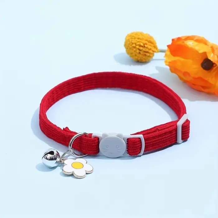 Collier pour chat réglable avec cloche