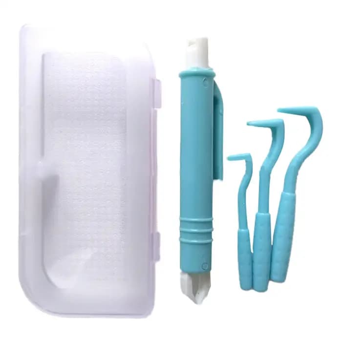 Kit de 4 extracteurs de tiques pour chiens et chats, accessoires durables pour animaux de compagnie, pour éliminer les puces, les poux et les tiques