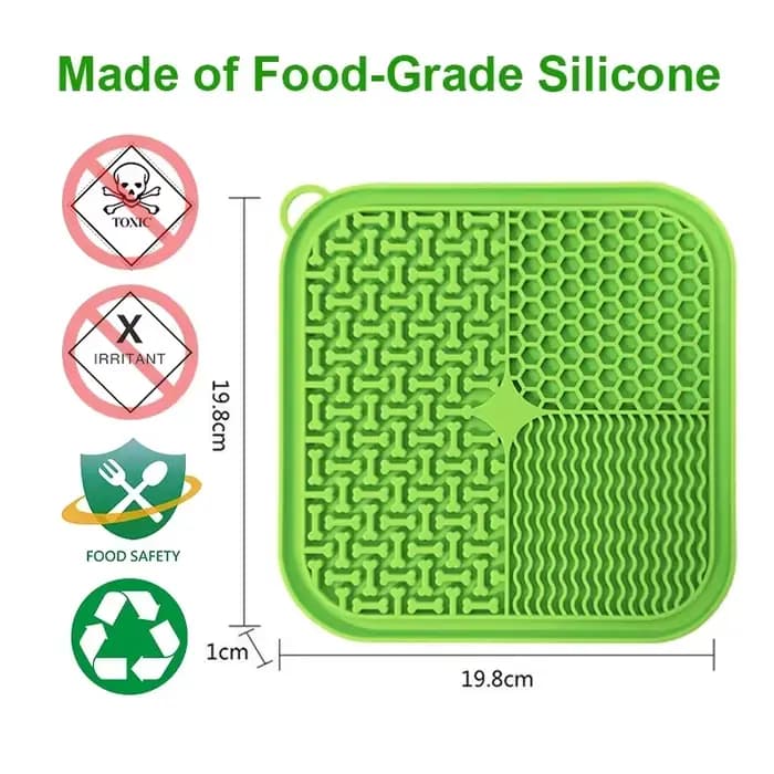 Tapis à lécher mangeoire lente pour chiens et chats
