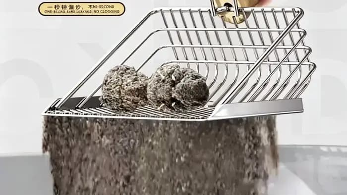 Outils pour animaux de compagnie en acier inoxydable de qualité supérieure | Pelles à litière pour chat durables et