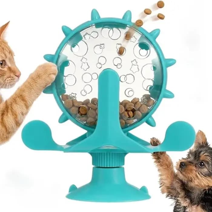 Jouet distributeur de friandises pour chat et chien