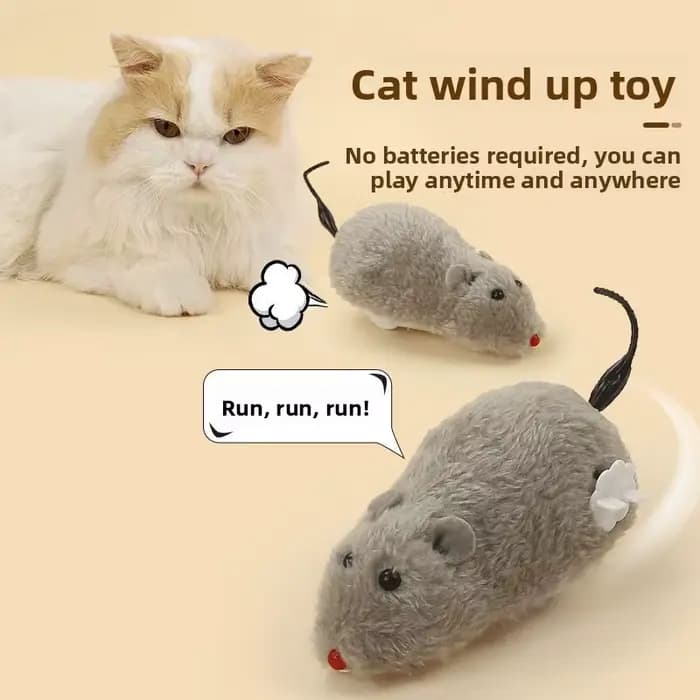 Jouet en peluche souris pour animaux de compagnie
