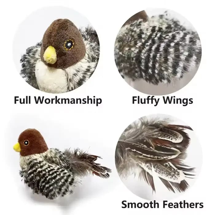 Jouets Interactifs en Peluche pour Chat