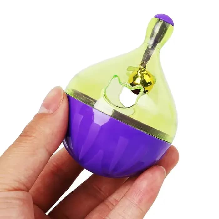 Animal de compagnie chat amusant bol jouets d'alimentation chien gobelet mangeoire chiot chaton secouant fuite