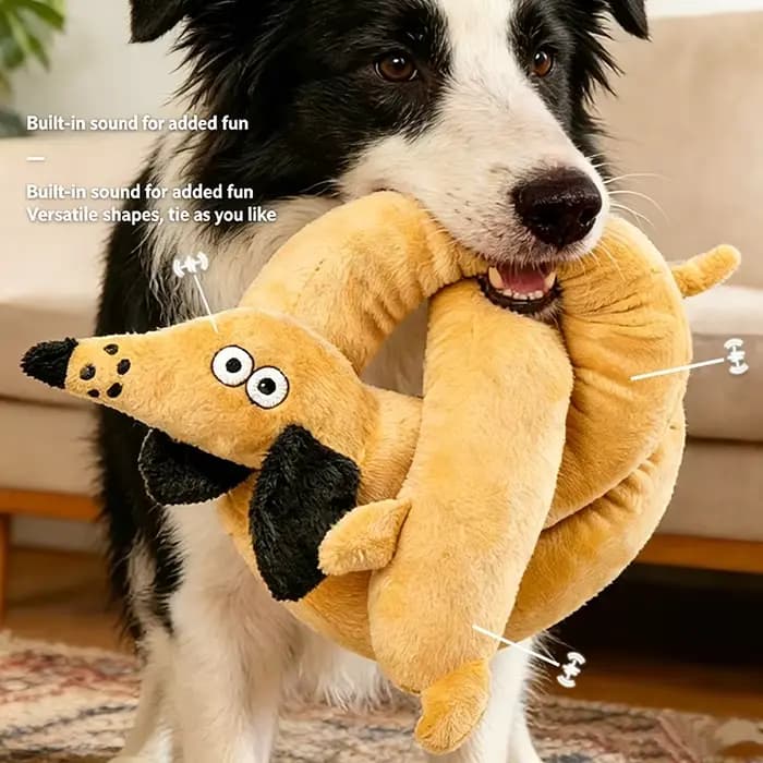 Peluche Teckel Squeaky