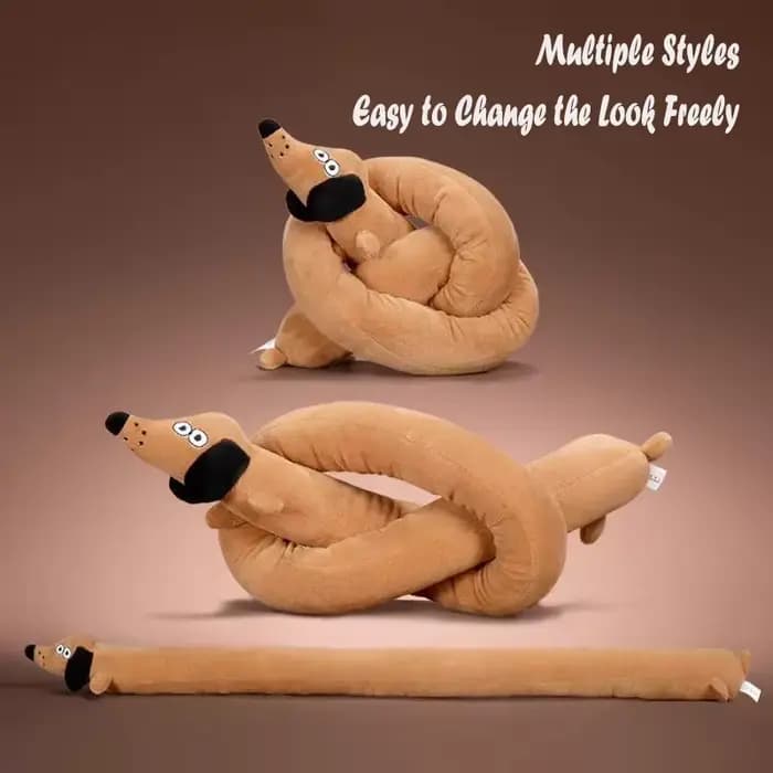 Jouet en peluche teckel Long grinçant