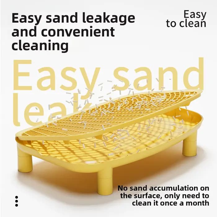 Tapis de litière Double couche haute hauteur