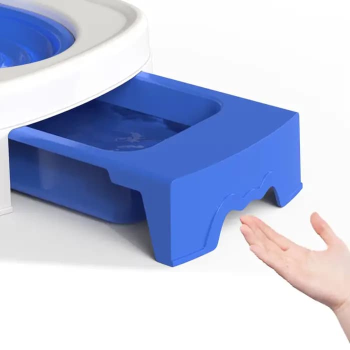 Toilette pour chat sans dégâts