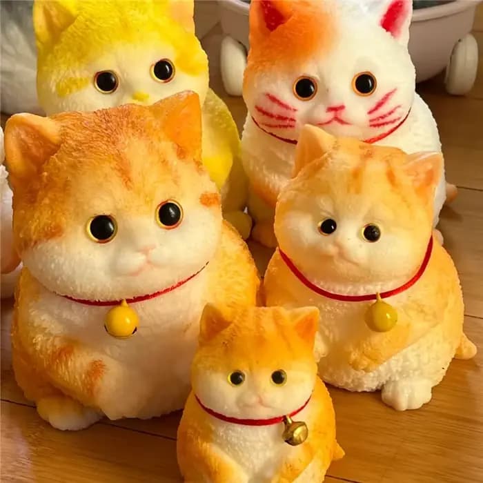 Peluche chat animal mignon