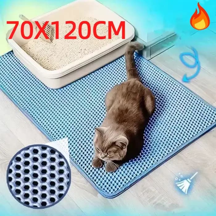 Tapis de litière pour chat