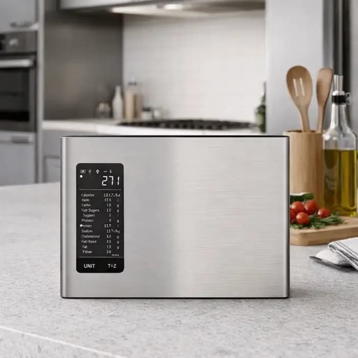 Balance alimentaire intelligente en acier inoxydable avec application gratuite