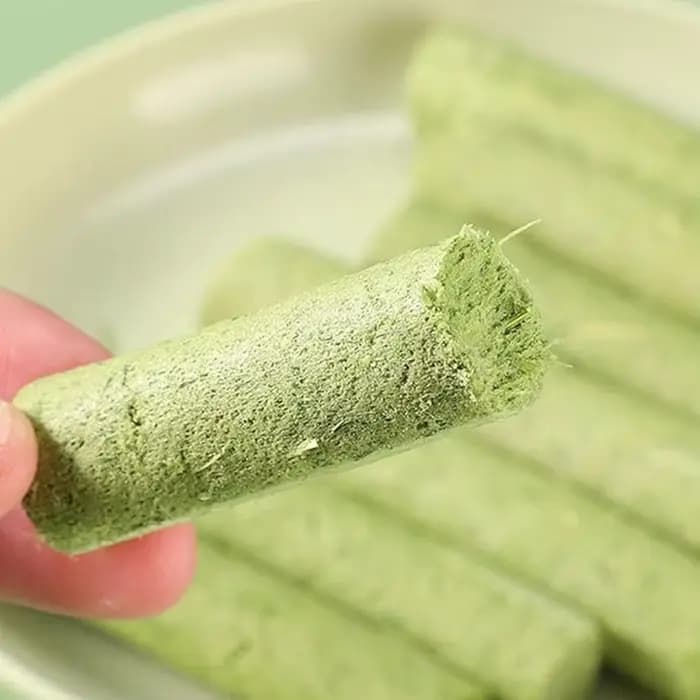 Bâton de meulage des dents d'herbe de chat