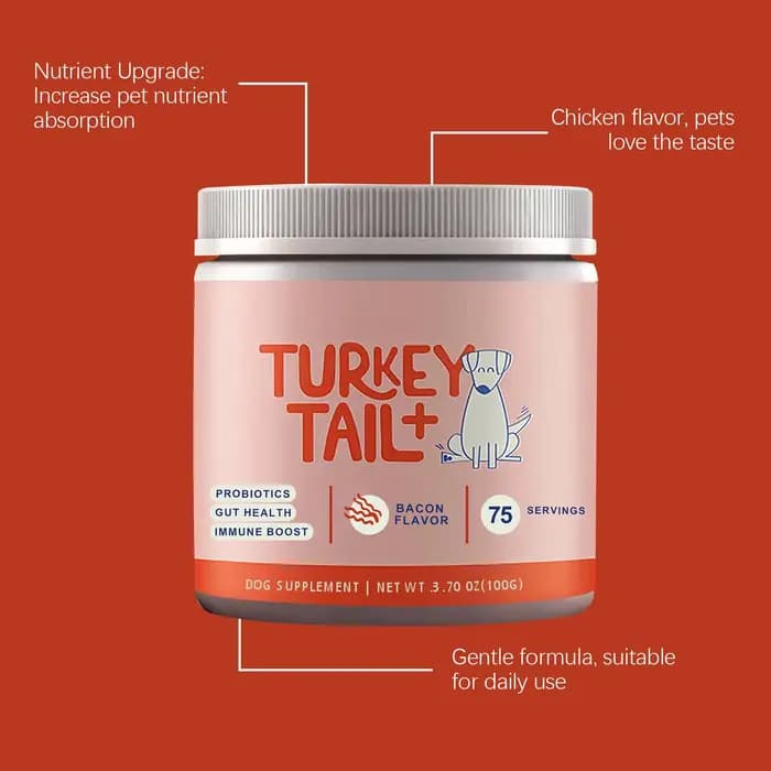 Complément Probiotique pour Animaux de Compagnie avec des Ingrédients Doux et Sûrs