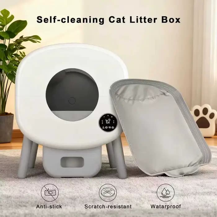 Bac à litière autonettoyant pour chat