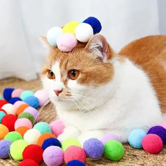 Jouets pour chats, lanceur de balle automatique