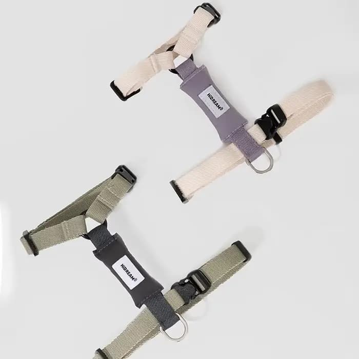 Harnais et laisse anti-évasion en forme de I pour chat HiDREAM – Contrôle facile sans étranglement pour la promenade en extérieur – Gilet anti-torsion pour chats
