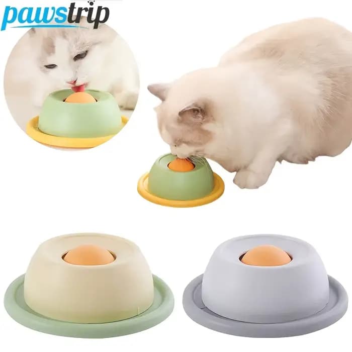 Jouets interactifs de nourriture de léchage de chat de compagnie
