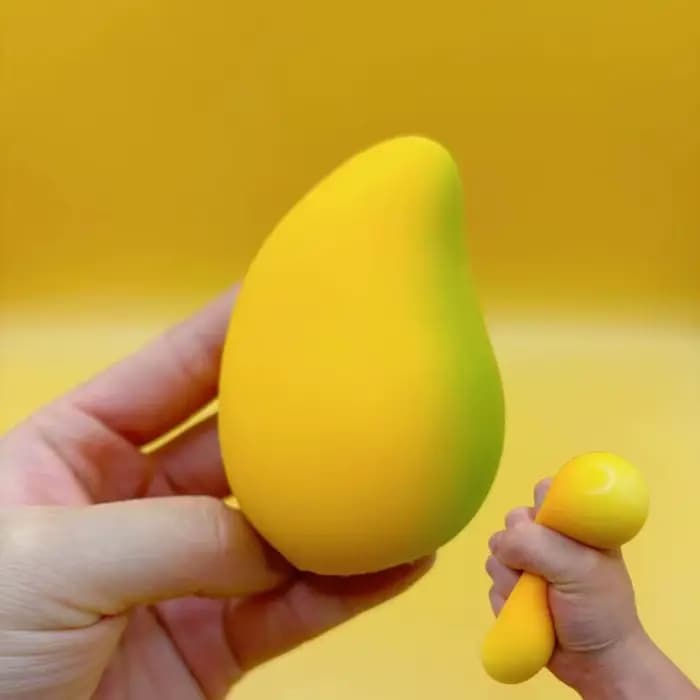 Jouets sensoriels anti-stress en forme de fruits (fraise, banane, pêche) pour adultes, jouets sensoriels à pression lente, anti-anxiété