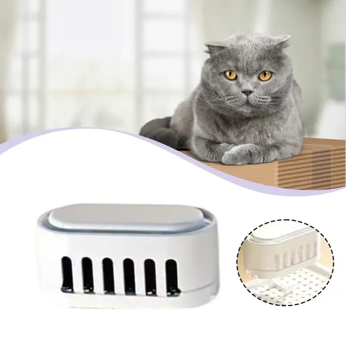 Boîte de désodorisant intelligente pour litière de chat