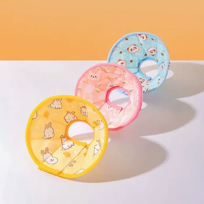 Collier anti-morsure en coton doux réglable pour animaux de compagnie