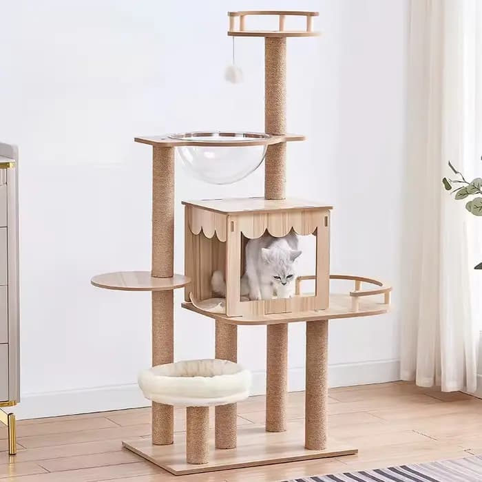 Arbre à chat multi-niveaux pour chats de grande taille
