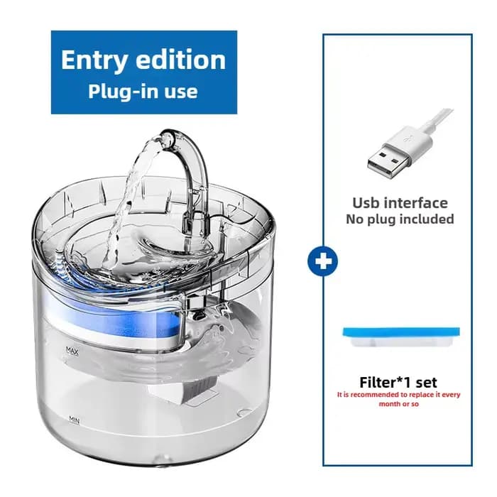 Fontaine d'eau intelligente pour chat