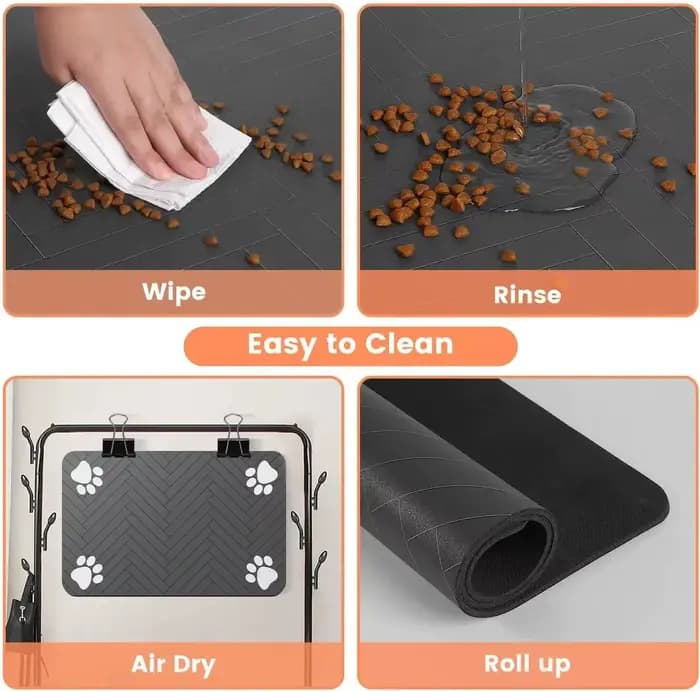 Tapis d'alimentation pour animaux de compagnie