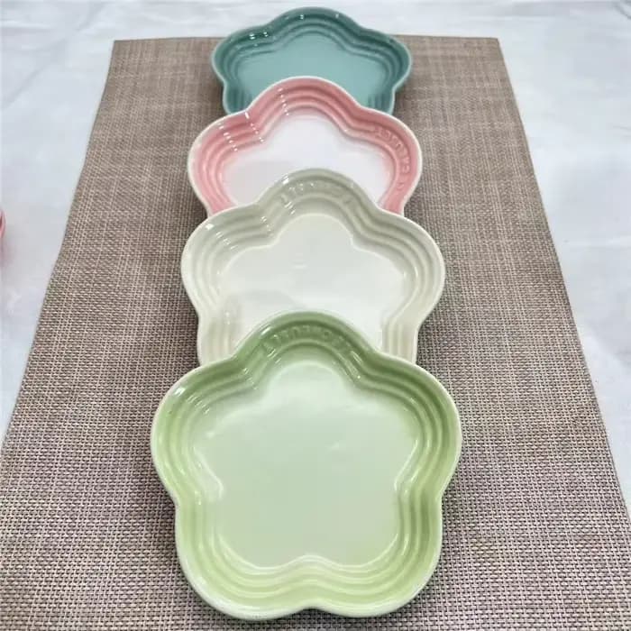 Disque en céramique en forme de fleur pour chat