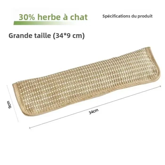 Coussin de jeu et griffoir pour chat pour le jeu individuel et l'interaction intime, pour garder votre ami félin heureux et apaisé