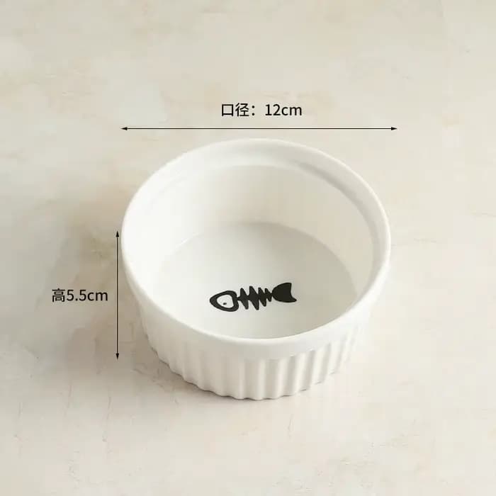 Bols muraux en céramique pour chat et chien