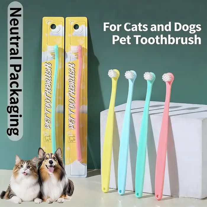 Brosse à dents pour animaux de compagnie