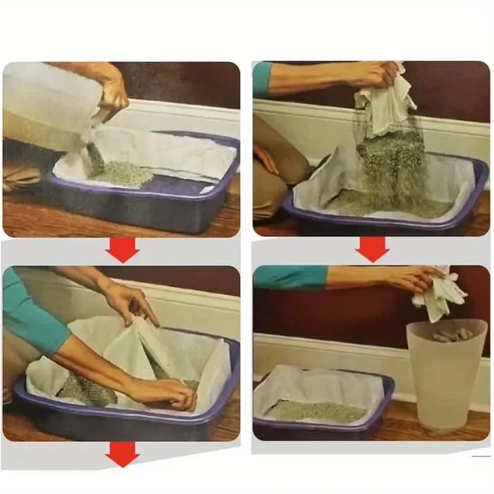 Filtres à litière lavables pour chat