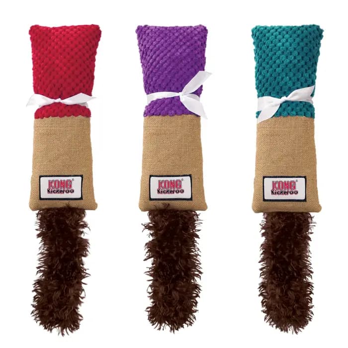 Jouet pour chat KONG Kickeroo Cuddler, couleurs variées