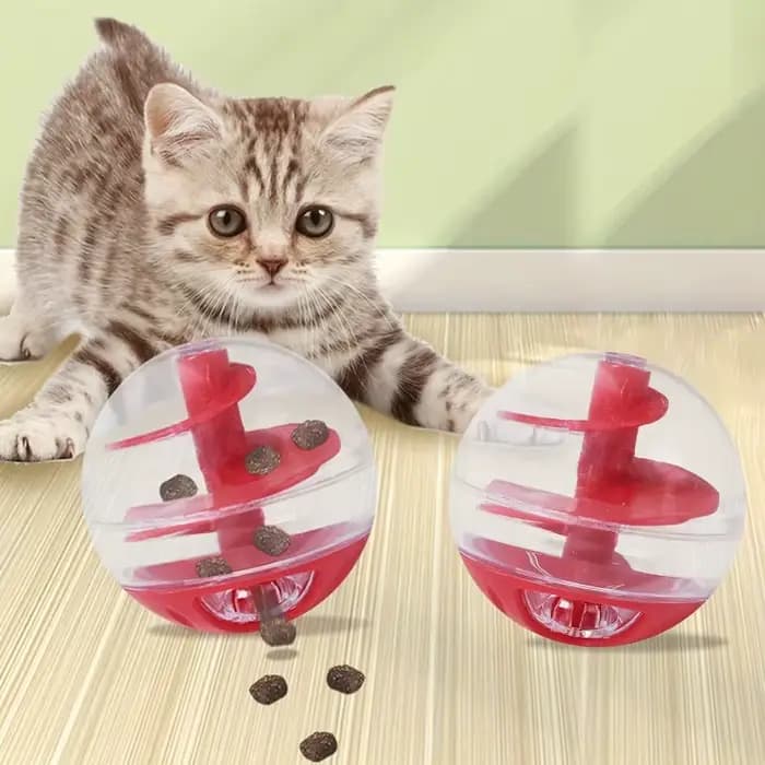 Jouet distributeur de friandises pour chat